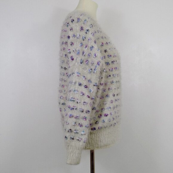 vintage pullover sweater knitwear cottage boho indie cozy fluffy - Picture 6 of 7